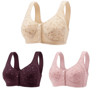 3 Pcs Front Button Bra